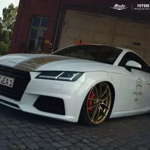 Audi TT 8S widened fenders 3 cm per side