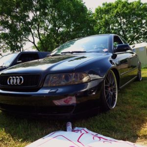 Audi A4B5 FL widened fenders 3 cm per side