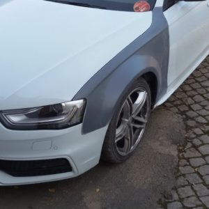 Audi A4 B8 8K facelift widened fender 3 cm per side fiberglass