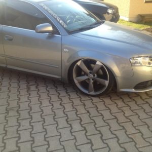 Audi A4B7 widened fender 3cm